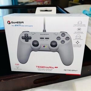 GameSir T3 Lite Wired Gaming Controller - Hall Effect Sticks - Retro Gray (NEW)